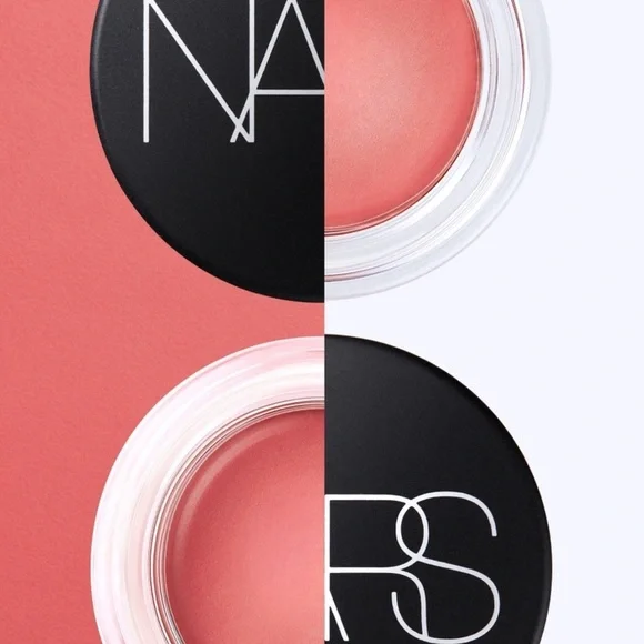 NWT NARS ORGASM AIR MATTE BLUSH (Peachy Pink Golden Shimmer) crème cream pot - Picture 3 of 7